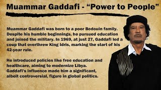 Muammar Gaddafi's Revolutionary Story || Learn English through English Story Level 5