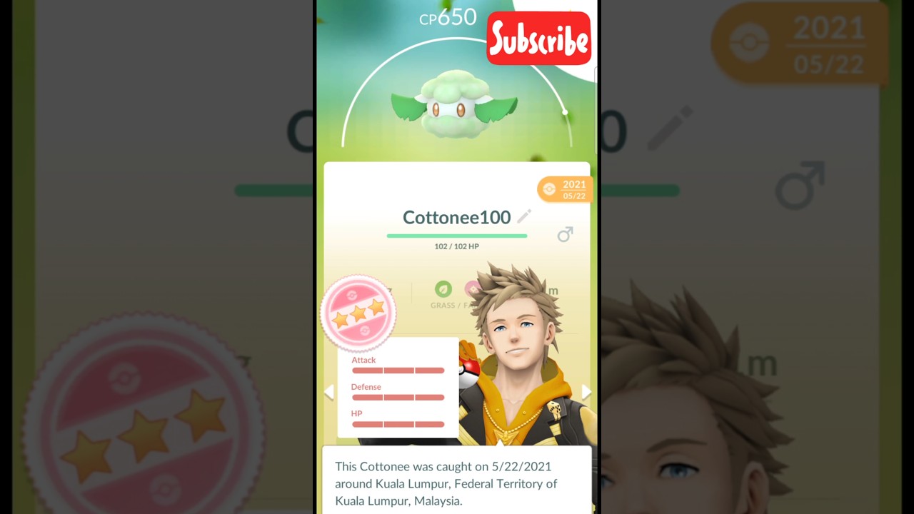 4 stars Full IV Cottonee | Whimsicott | Evolution