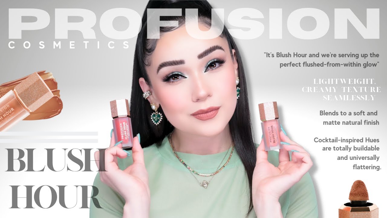 Viral TikTok Blushes NEW PROFUSION BLUSH HOUR SOFT MATTE LIQUID BLUSH