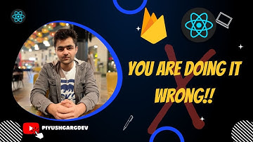 Correct way of using Firebase in Reactjs Application | Firebase Tutorials | Firebase React Series
