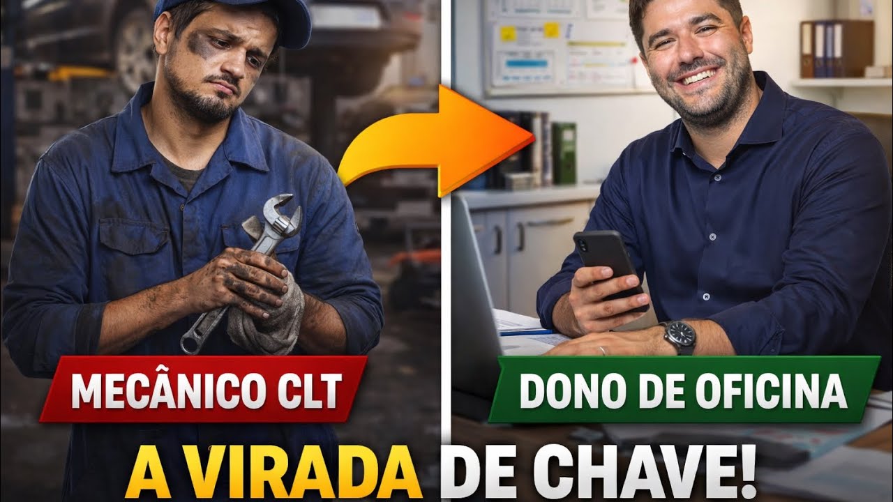 Oficina - Mecânico CLT x Dono de Oficina: A virada de chave 🔑