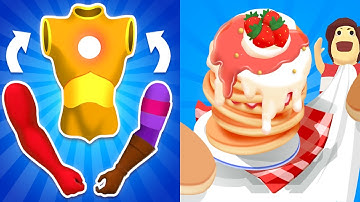 Mashup Hero Vs Pancake Run All Levels Mobile Walkthrough Gameplay Trailers Update Pikaok04