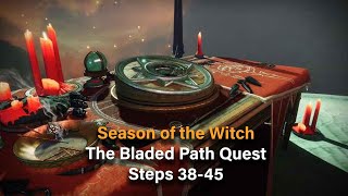 Celebrity Destiny 2: The Witch Season 22 - "The Bladed Path Quest" [Steps 38-45] Profile