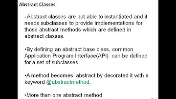 Abstract Base Class in Python