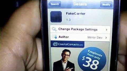 how to change your carrier name on ipod touch