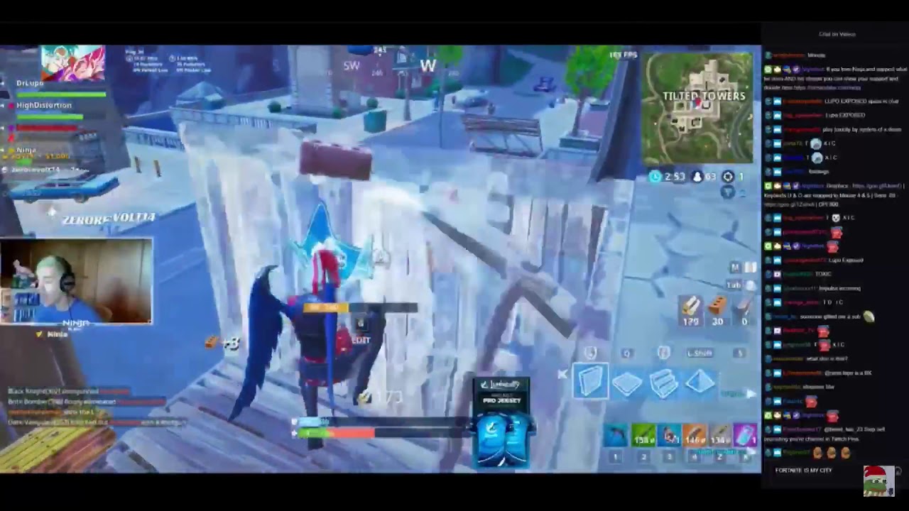 Ninja reacts to new double wall glitch