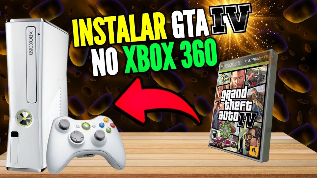 COMO INSTALAR O GTA V NO XBOX 360 DE 4 GB 