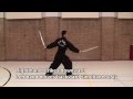 How to wield double swords_Ssanggeom #1 쌍검 머리치기 #Twin Swords Head Strike #double swords
