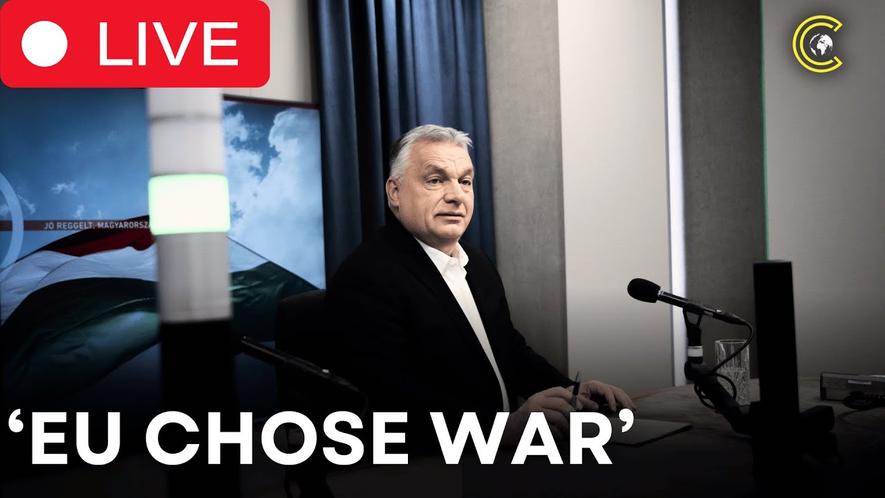 LIVE | Viktor Orbán Warns of a European War Economy in Wide-Ranging Interview | CLRCUT
