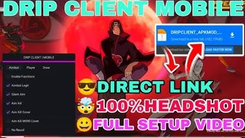 DRIP CLIENT M590KILL FREE | HG CHEAT FREE MOBILE PANEL FREE| NO BAN NO BLACKLIST| FF MAX OB50