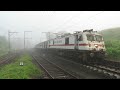 Indore Daund Express Making Its Way Through The Heaven Palasdari Covered By Heavy Fog at 6.30 am