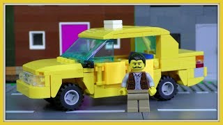 Типичное такси и типичный таксист  - Lego Версия (Мультфильм)