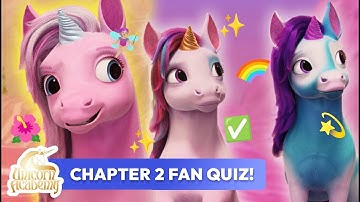 Unicorn Academy CHAPTER 2 FAN QUIZ 🌈 | Games for Kids