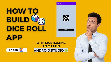How to build Dice Roll App in android studio || Kotlin || With animation || Animation Drawable