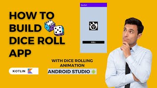 How to build Dice Roll App in android studio || Kotlin || With animation || Animation Drawable