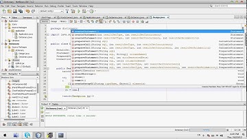 Part-2 Connectivity How to develope dictionary using Oracle 11g Database in Java-