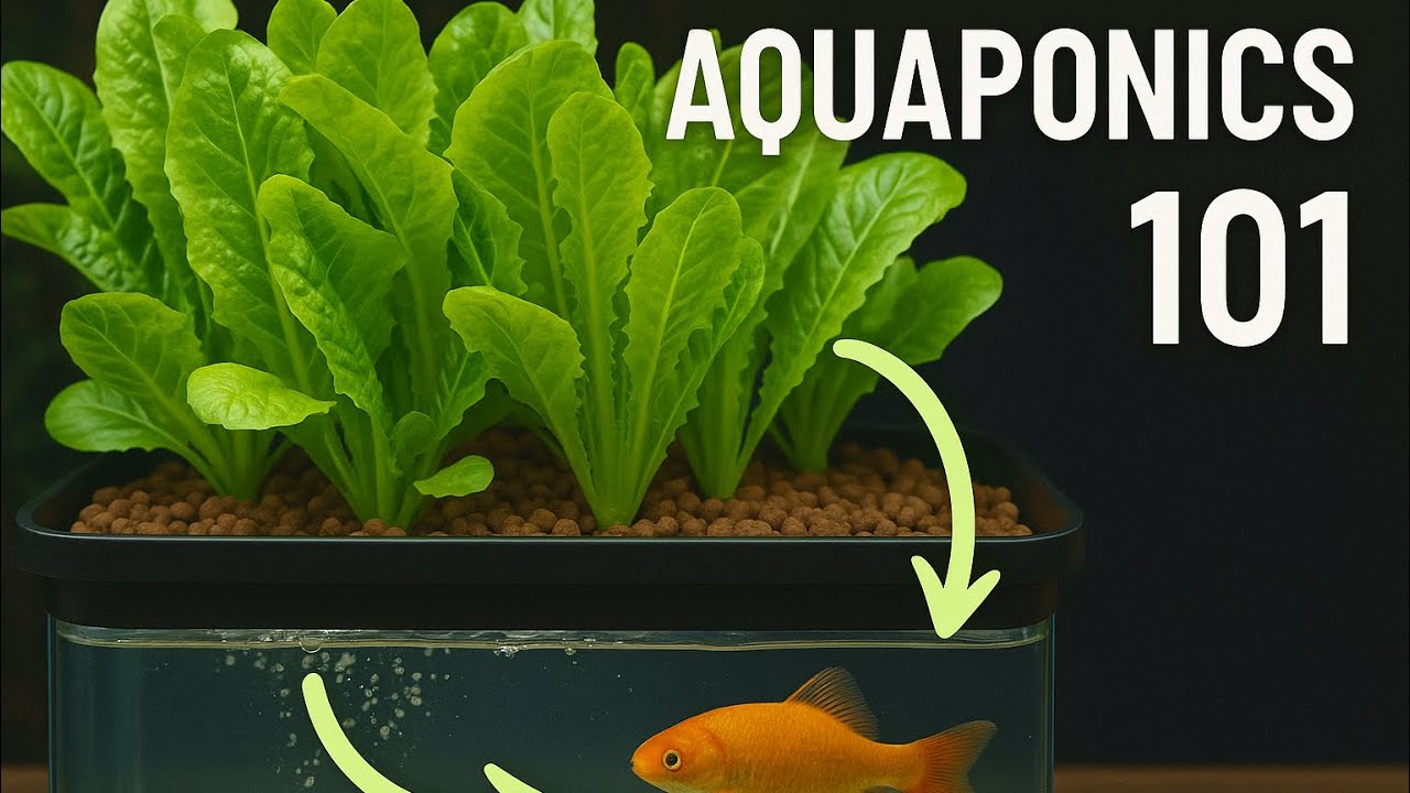 🐟Aquaponics 101_ Fish Tank Meets Garden🌱