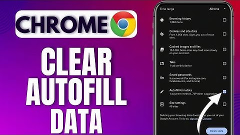 How To Clear Autofill Data On Chrome | Delete Autofill Data On Chrome
