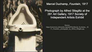 Marcel duchamp, fountain, 1917 -