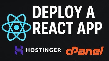 How to Deploy a React App with cPanel (Hostinger)