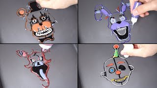 Five Nights At Freddy's The Twisted Ones Pancake Art - Freddy, Foxy, Bonnie / satisfying Videos