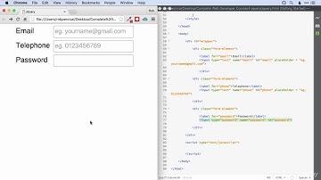 Learnin jQuery | Web Developing Tutorials | Project 1 Mini Project   Form Validation