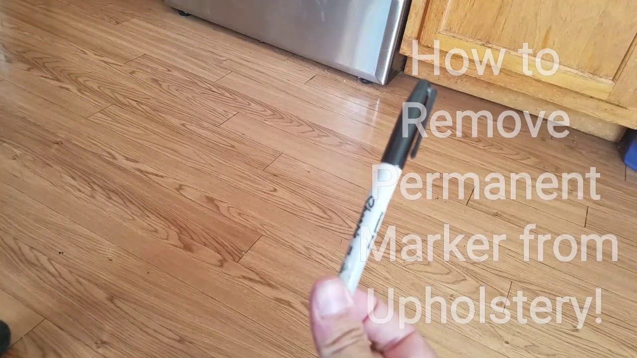 Remove Permanent Marker From Upholstery, How To Get Sharpie Off Laminate Floor