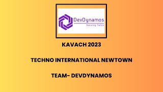 KVH 005 Team- DevDynamos (Techno International Newtown)