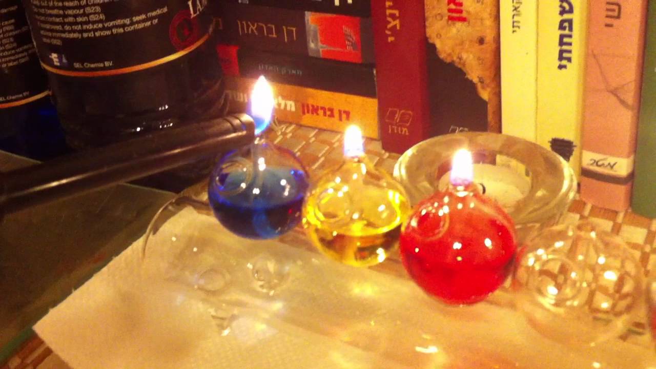 Third Hanukkah candle lighting. YouTube