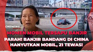 Banjir Dahsyat di Guizhou China, Video Mobil-mobil Terendam Arus Deras Sungai Jian | OneNews Update