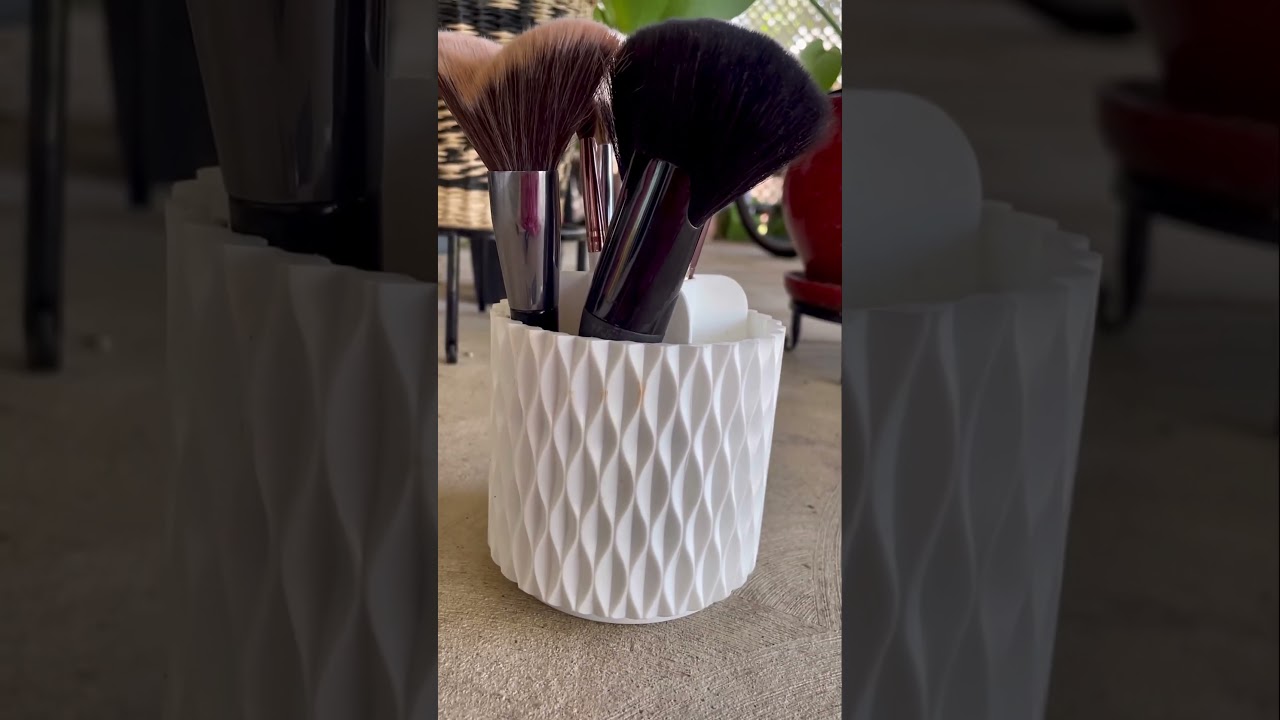 Makeup brush organizer from @temu 30% off and $100 coupons code OPT2208