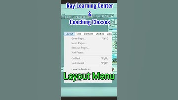 Pagemaker Menus Name step by step || #computer #pagemaker #shorts #trending
