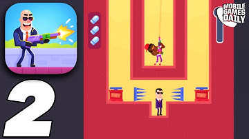 HITMASTERS Gameplay Walkthrough Part 2 - Shotgun Mode Levels 51-100 (iOS Android)