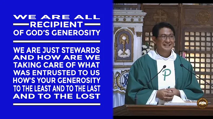 Timeless Wisdom | Homily | How's your Generosity | 32nd Sun in Ord Time | Fr Stephen Redillas OP