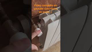 Porque no debo de cerrar las manetas del radiador