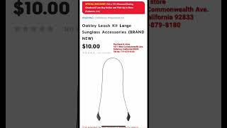 Motorhelmets Store Pick-up - Oakley Leash Kit Sunglass Accessories #shorts #store #pickup