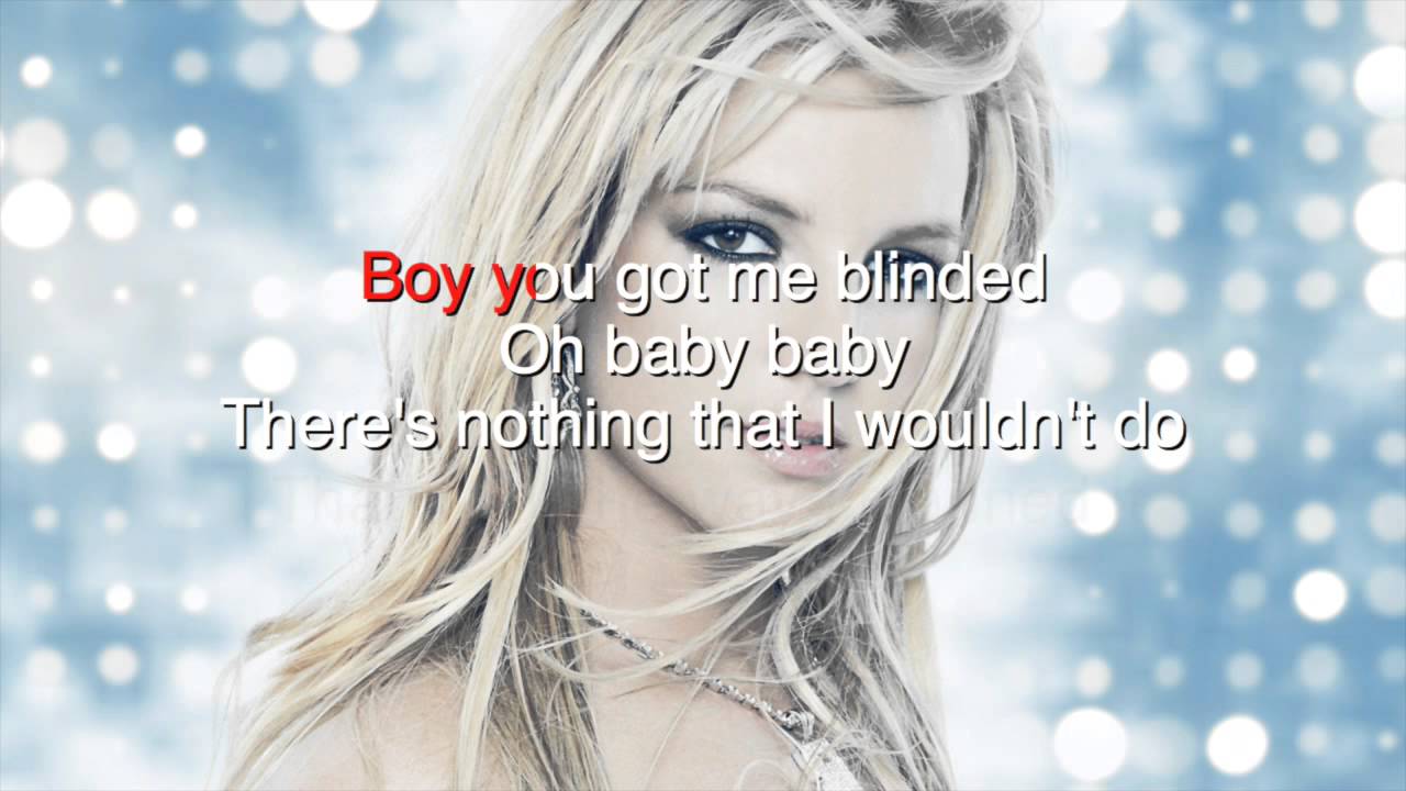 Britney Spears Baby One More Time Karaoke Youtube Britney Spears Baby One More Time Karaoke Youtube