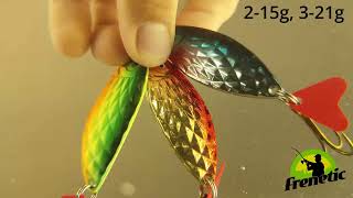 Freneti TOPB09 Kanál Villantó Piros Arany 2-es 15g 1db/csomag videó