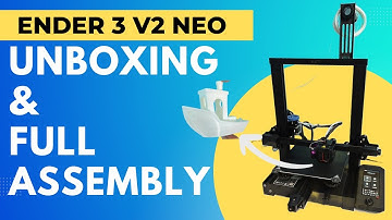 Unboxing Ender-3 V2 Neo - 3D Printer - || Full Installation & Guide For Bed Leaving ||