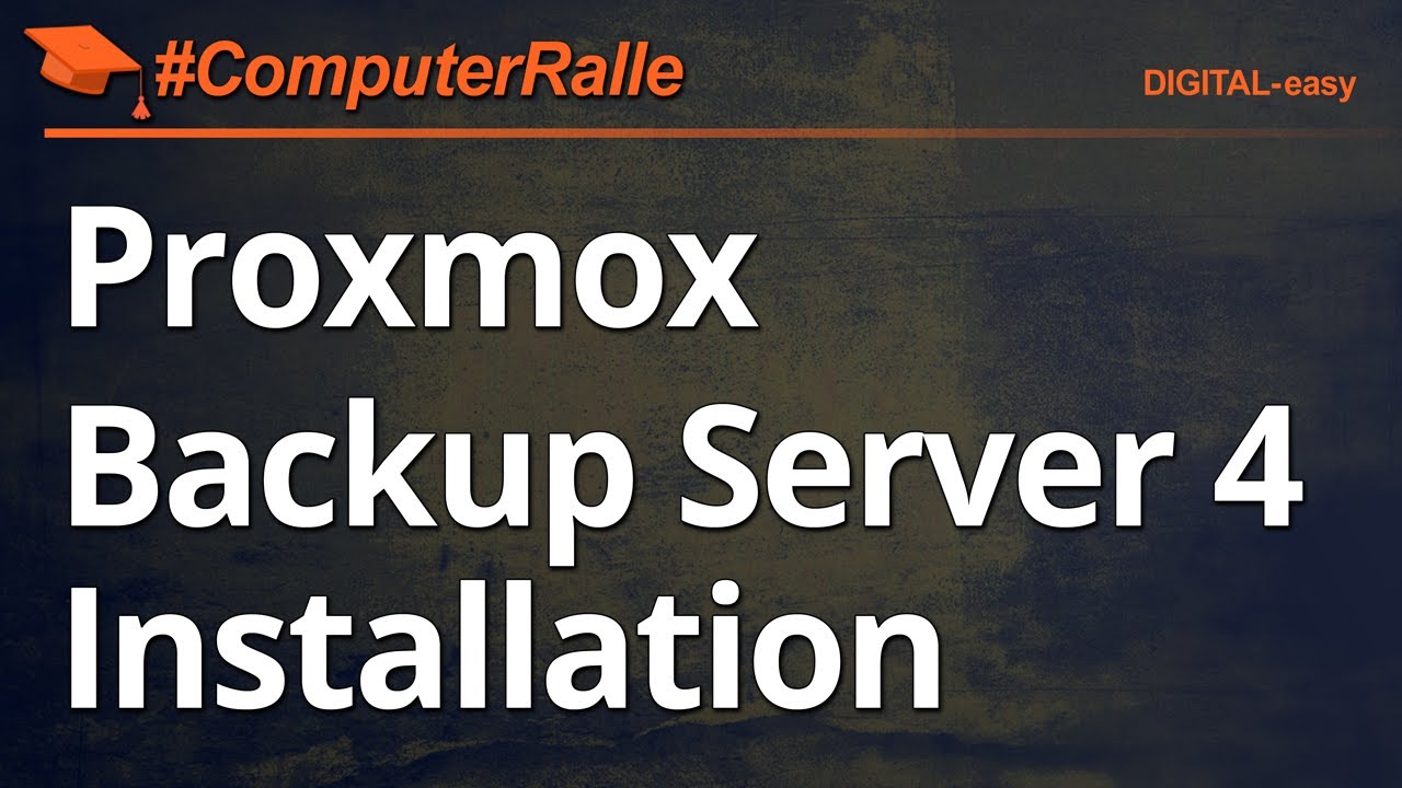 Proxmox Backup Server PBS 4 auf Debian 13 Installation und Einrichtung ...
