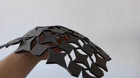 "Programming Surfaces by Bistable Star Tiling Kirigami" Ryuya Toyoka and Tomohiro Tachi