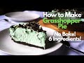 Only 6 ingredients and no baking  grasshopper pie recipe