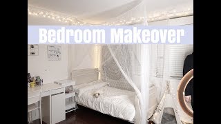 BEDROOM MAKEOVER 2019/BED CANOPY NO DRILL