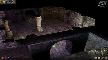 Just Playing : Dungeon Siege (PC) - Part 2 : Exploring the crypt and arriving at Stonebridge ...