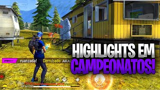 HIGHLIGHTS EM CAMPEONATOS ! 😳👊 rog phone 6 free fire