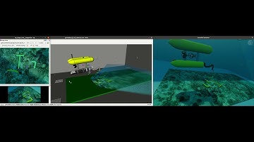 Natural-Language Controlled Underwater Manipulation (Grasping the coupler in simulation)
