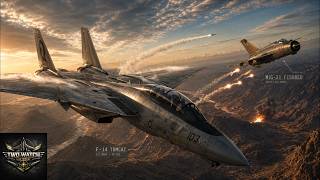 F-14 vs Veteran Mig-21   Day 18-1  Gentlemen's Rules  Dogfight in VR | DCS World