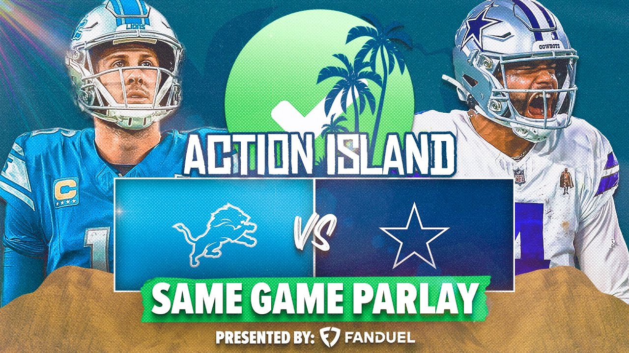 Detroit Lions vs Dallas Cowboys Player Props & Parlays! NFL SNF Picks