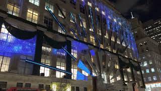 Preview of Saks Fifth Avenue Holiday Light Show 2022