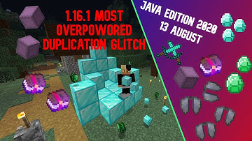 1.16.1 MINECRAFT DUPLICATION GLITCH AUGUST 2020 *nothing required*